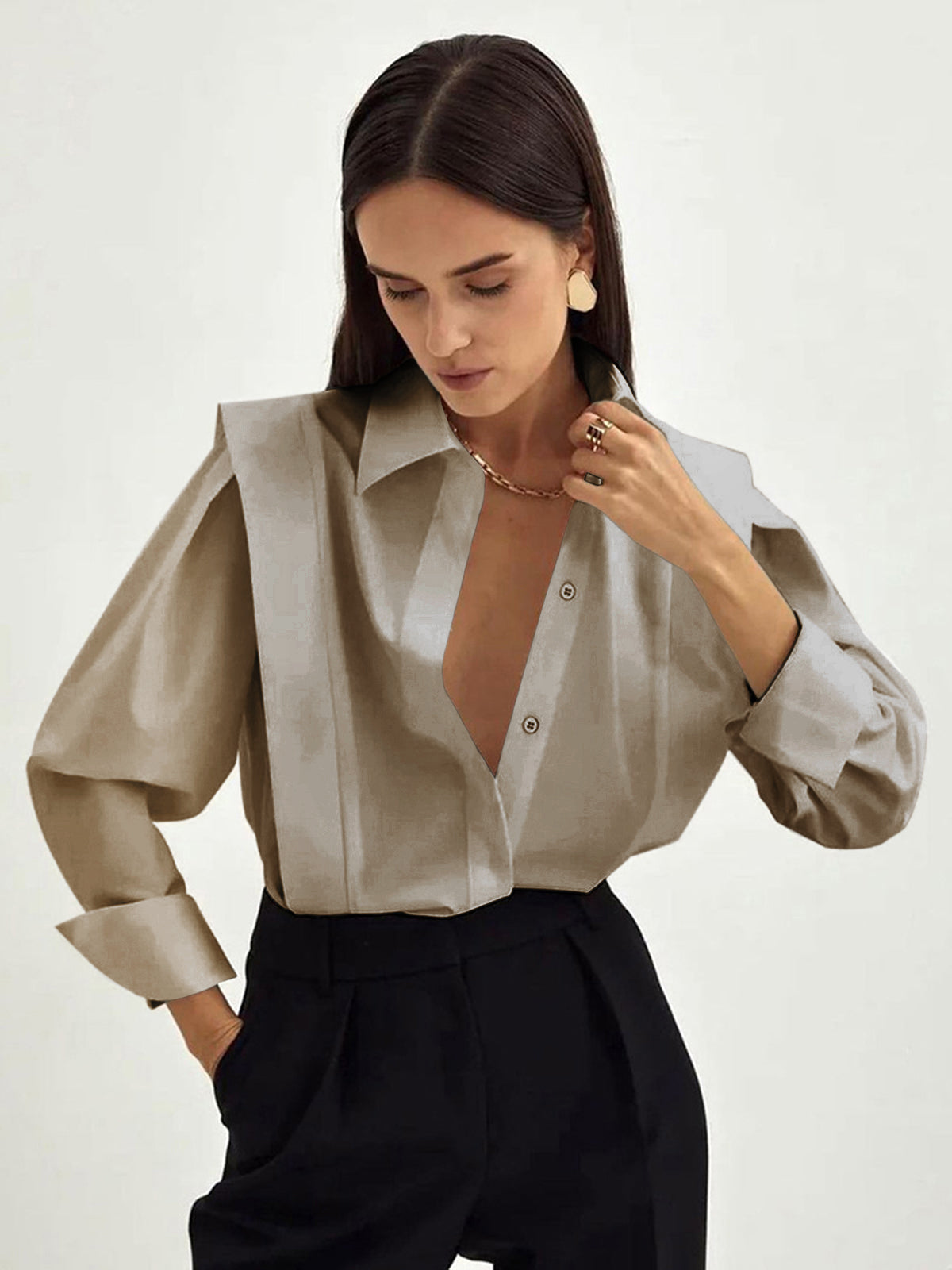 Oversized Button Down Shirt