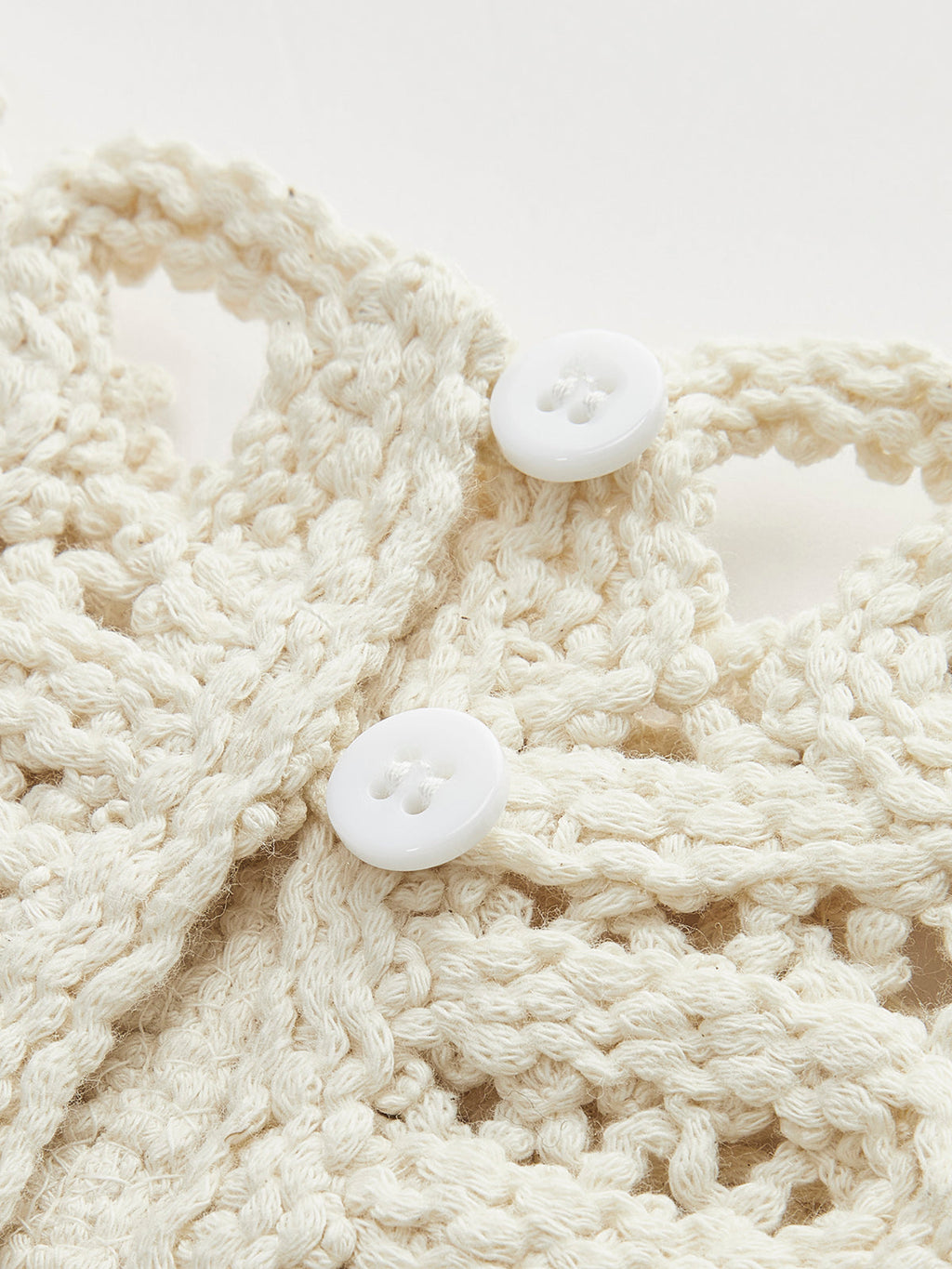 Floral Crochet Hollow Out Sweater Vest