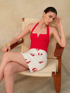 Backless Halter Top