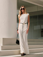Semi-Sheer Triangle Skirt Set Without Belt