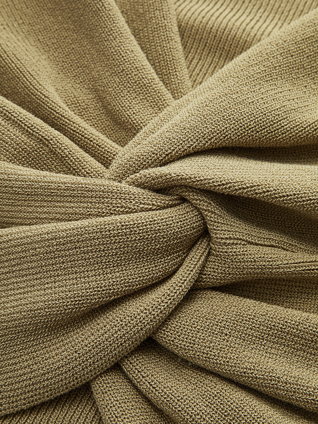 Knit Twist-Front Tank Top