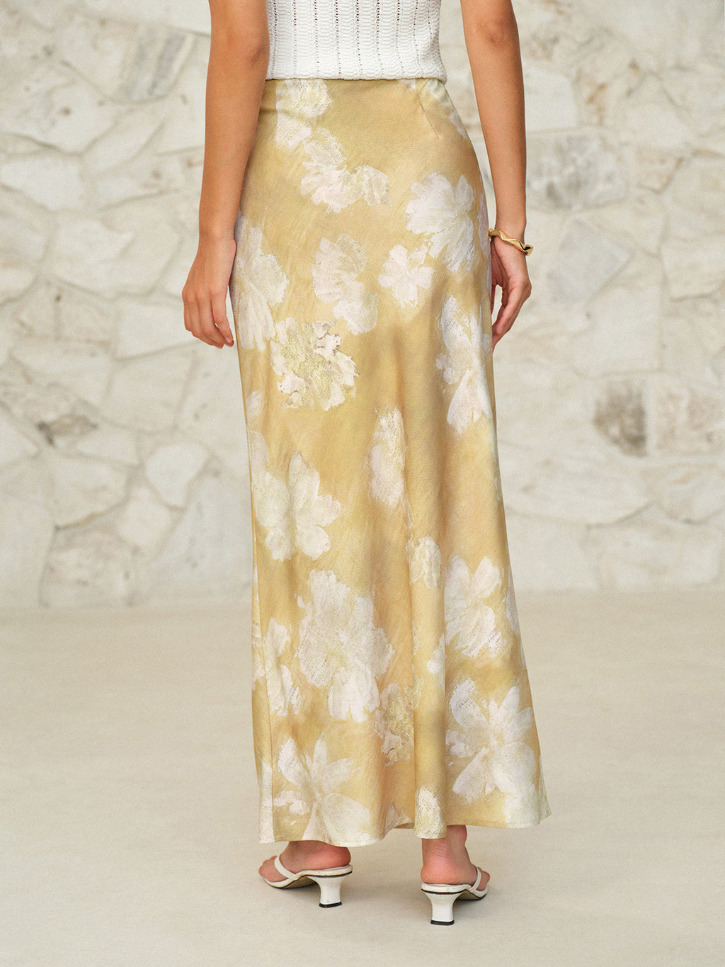 Floral Print Maxi Skirt