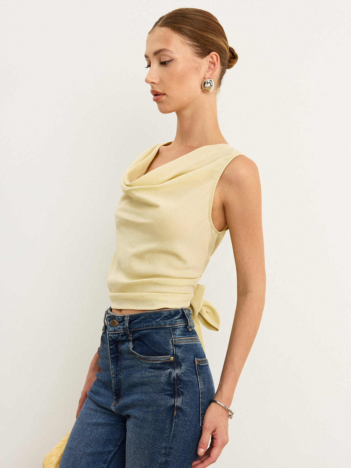 Tie-Back Bow Tank Top