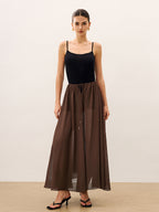 Cape-Style Semi Sheer Chiffon Blouse With Tie Detail