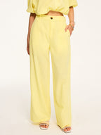 Mid-Waisted Wide-Leg Pants