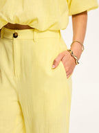 Mid-Waisted Wide-Leg Pants