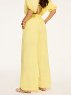 Mid-Waisted Wide-Leg Pants