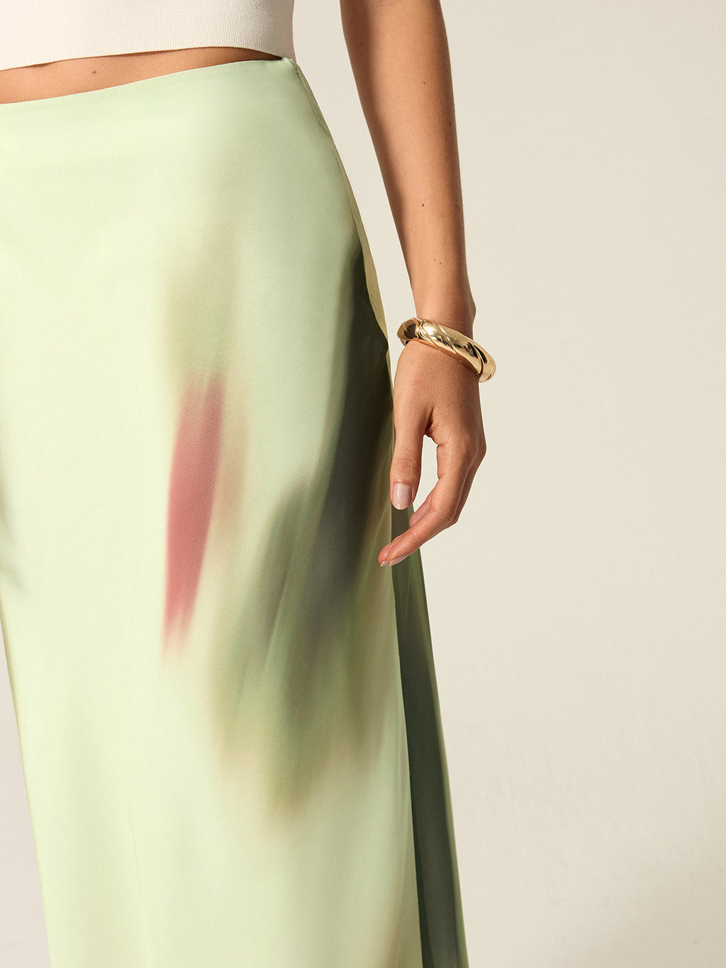 Printed Maxi Skirt