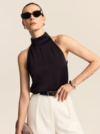 Satin Halter Top