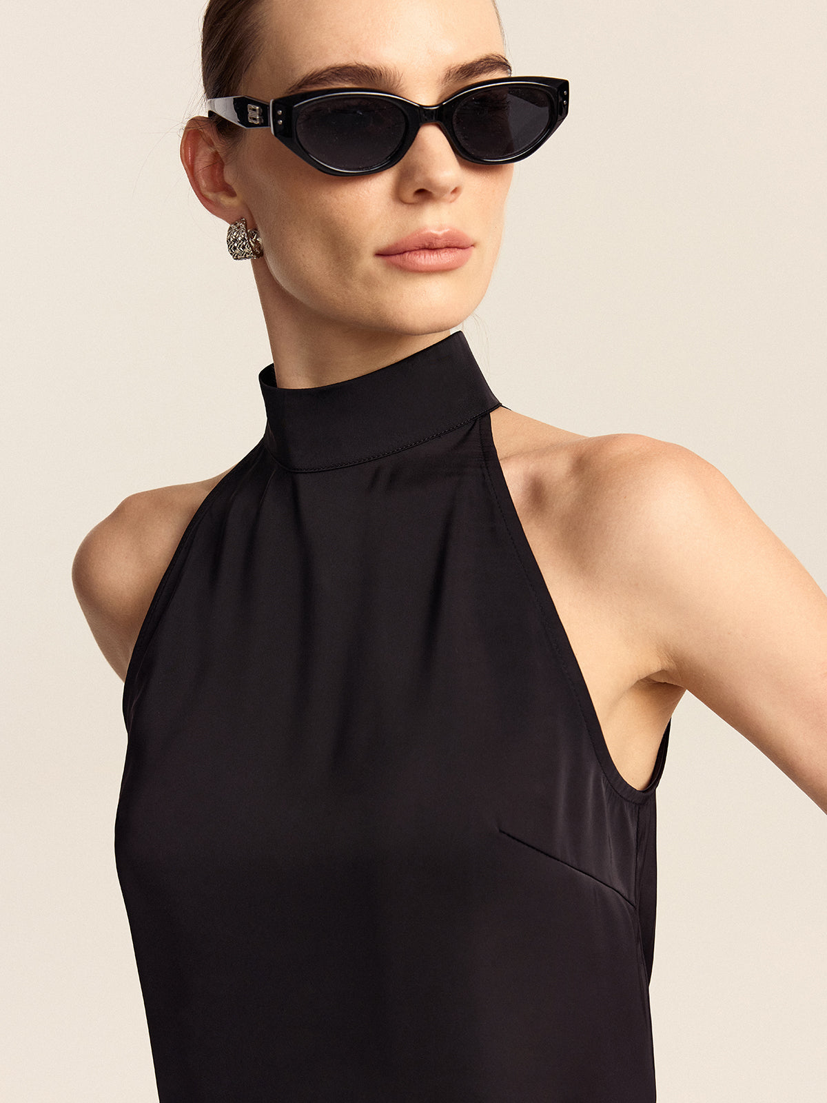 Satin Halter Top