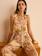 Ethnic Print Pants Set