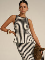 Striped Knit Co-ord Set