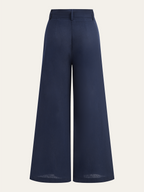 Ruffled Cami Top and Wide-Leg Pants Set