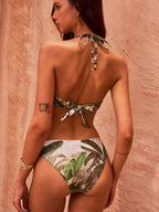Tropical Print Bikini Bottom