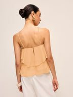 Floral Ruffle Halter Top