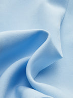 V-Neck Ruched Top with Pearl Detail