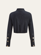 Metal Button Twist Shirt