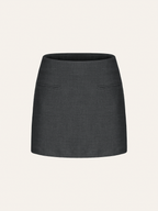 Mid-Waist Mini Skirt
