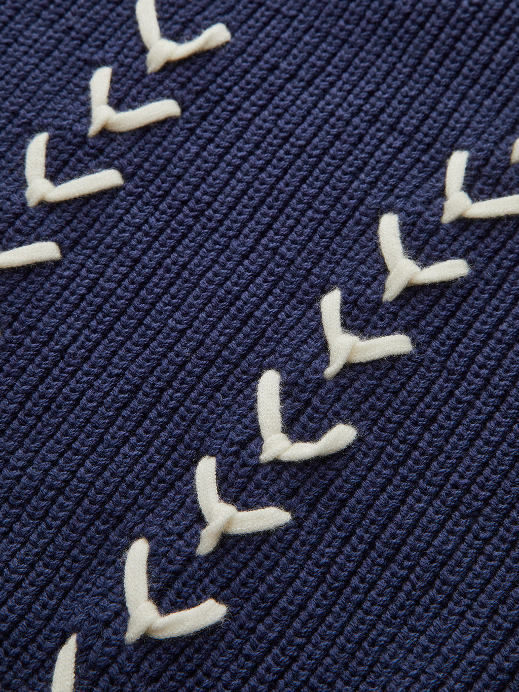 Zip Collared Knit Vest with Stitch Detailing
