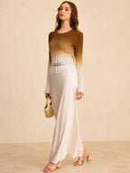 Ombre Slim Knit Top
