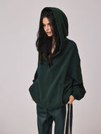 Oversized Buttoned Hoodie