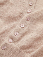 Wool Blend Cropped Cardigan & Top Set
