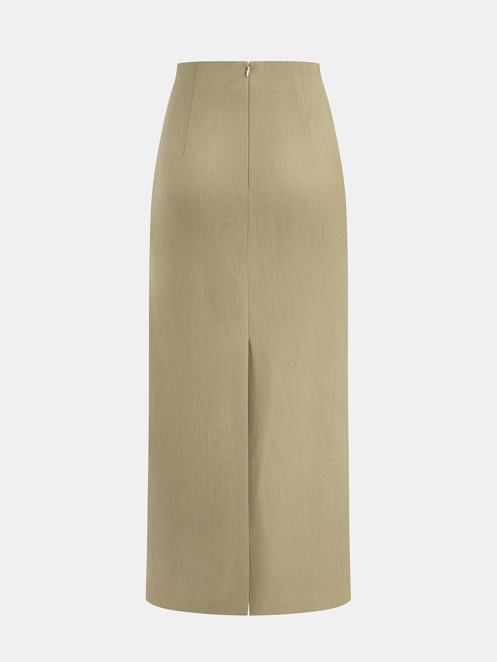 Belted Asymmetrical Drape Skirt