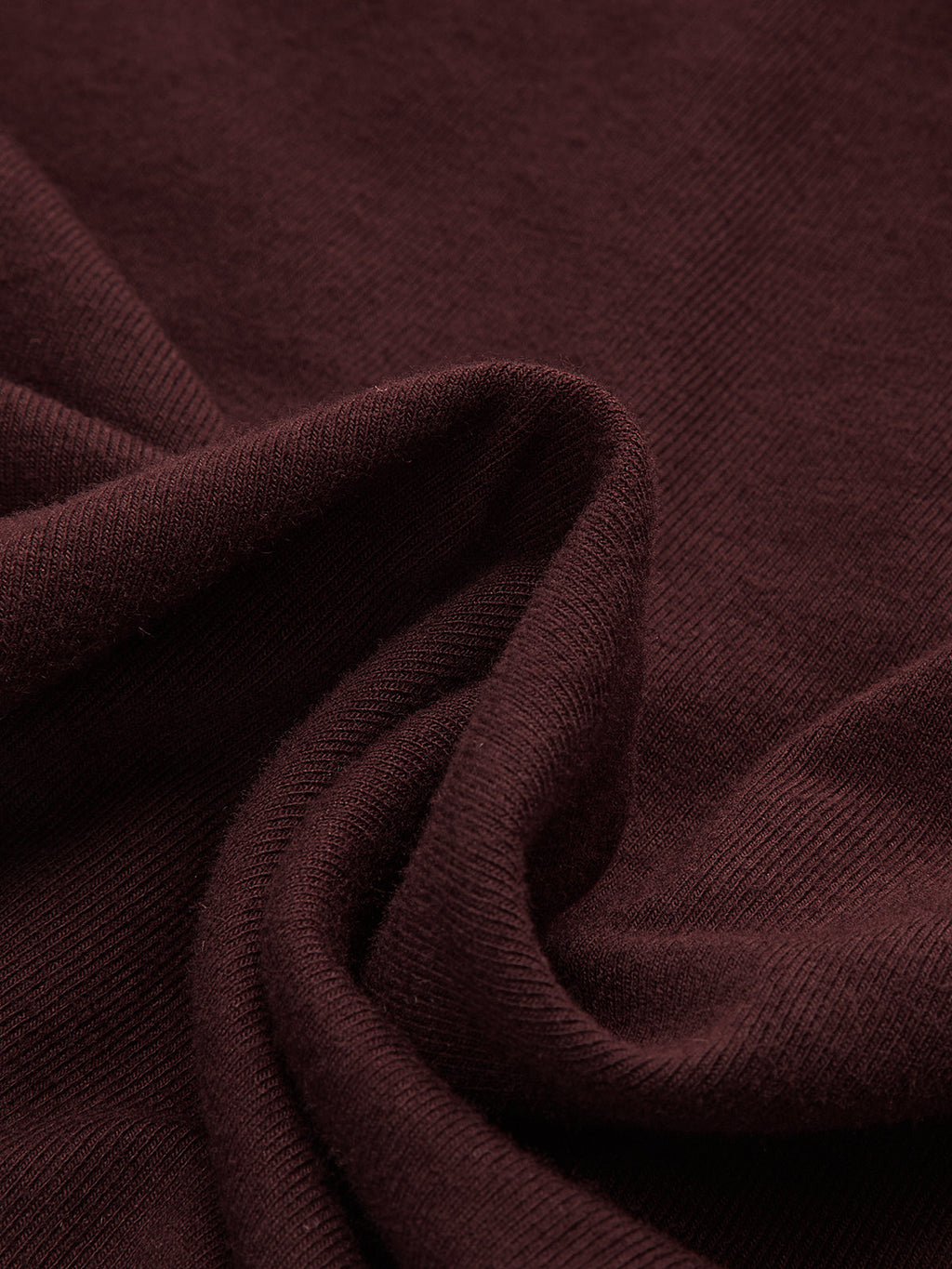 Seam Detail Mock Neck Long-Sleeve T-Shirt