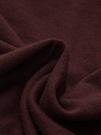 Seam Detail Mock Neck Long-Sleeve T-Shirt