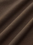 Belt-Decor Asymmetric Long Sleeve T-Shirt