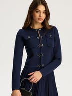 Heart Pair Button Cardigan