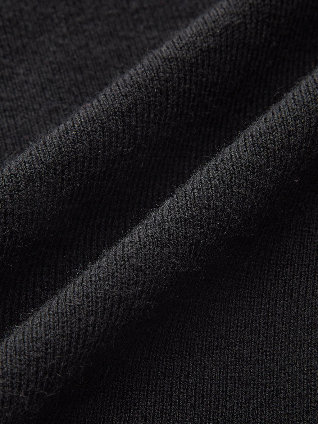 Contrast Trim Wool-Blend Knit Top