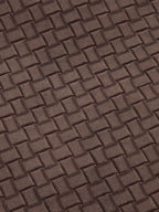 Faux Leather Woven-Patterned Pants