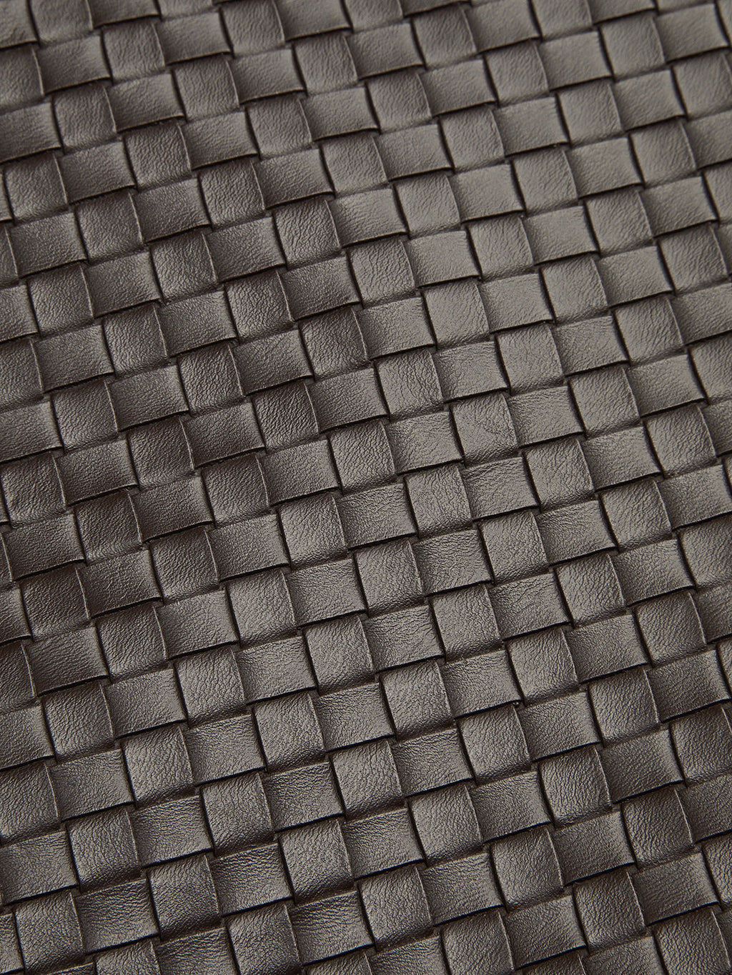 Woven-Texture Faux Leather Blazer
