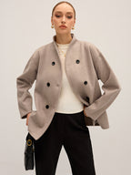 Oversized Button-Down Jacket