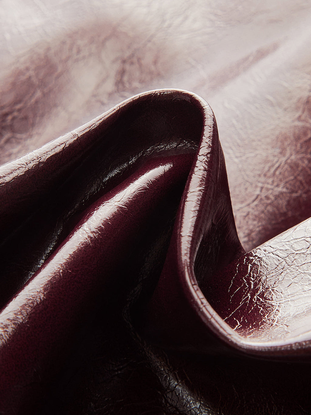 Faux Leather A-Line Shorts