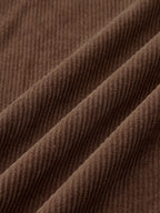 Corduroy Belted Wide-Leg Pants