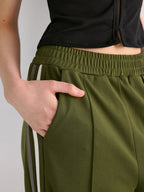 Side Stripe Slit Sweatpants