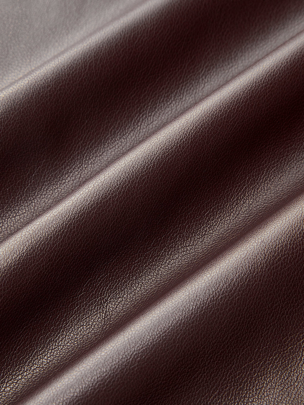 Double Waistband Faux Leather Pants