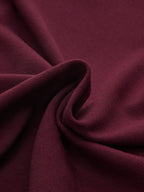 Lapel Ruched Long-Sleeve Top