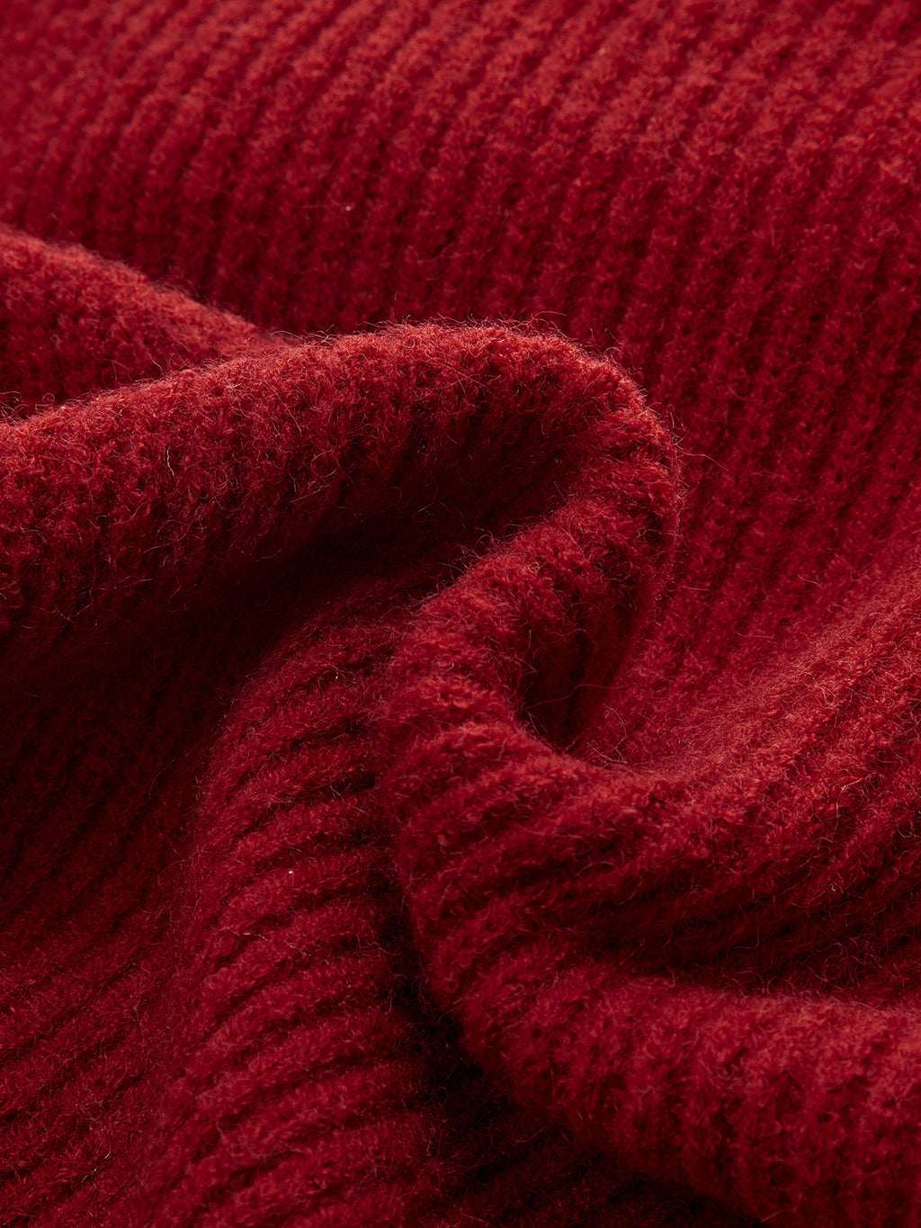 Turtleneck Ribbed Sweater Vest
