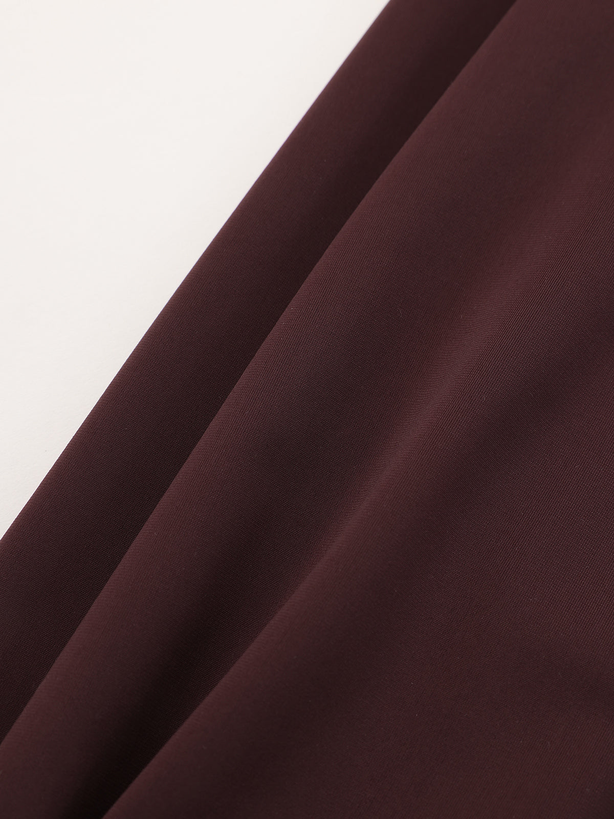 Faux Leather Panel Lantern Sleeve Blouse