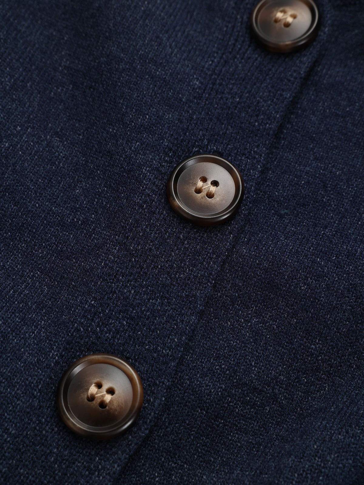 Cinched Waist Button-Front Knit Cardigan
