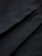 Belted Pleated Mini Skirt