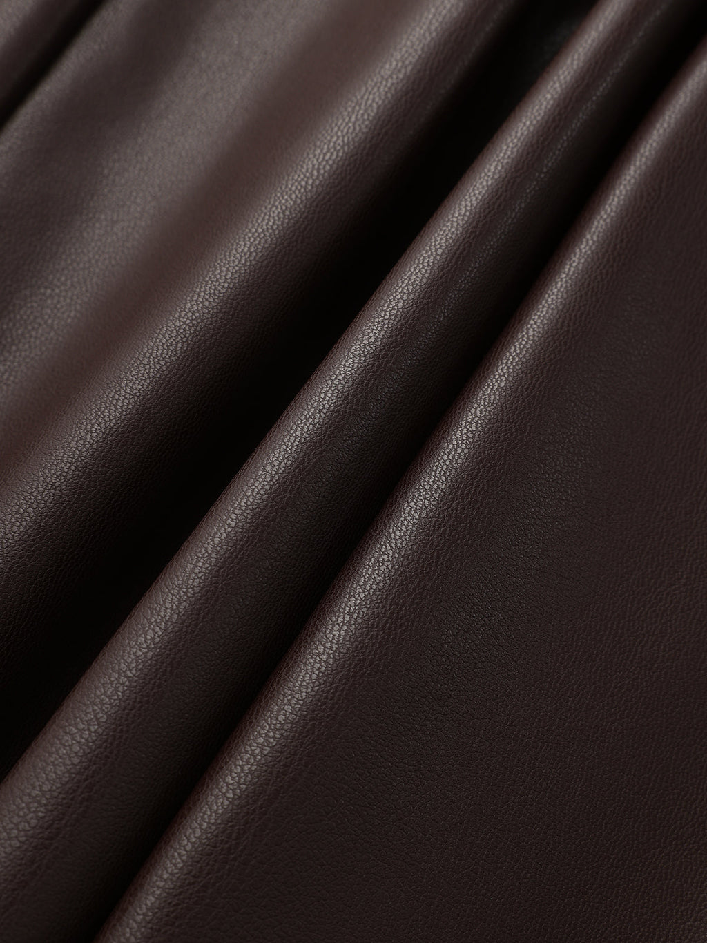 Faux Leather Wide-Leg Pants
