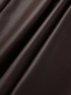 Faux Leather Wide-Leg Pants