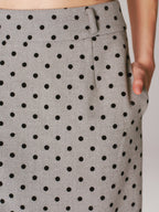Polka Dot A-Line Mini Skirt