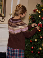 Fair Isle Wool Blend Cardigans