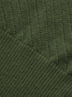 Ribbed Knit Cropped Sweater