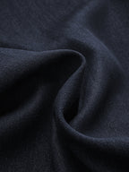 Asymmetric Buckle-Accented Wide-Leg Pants